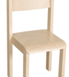 Krzesło drewniane Miś